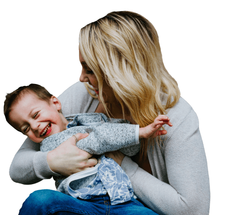 An image of a nanny playing with a child
